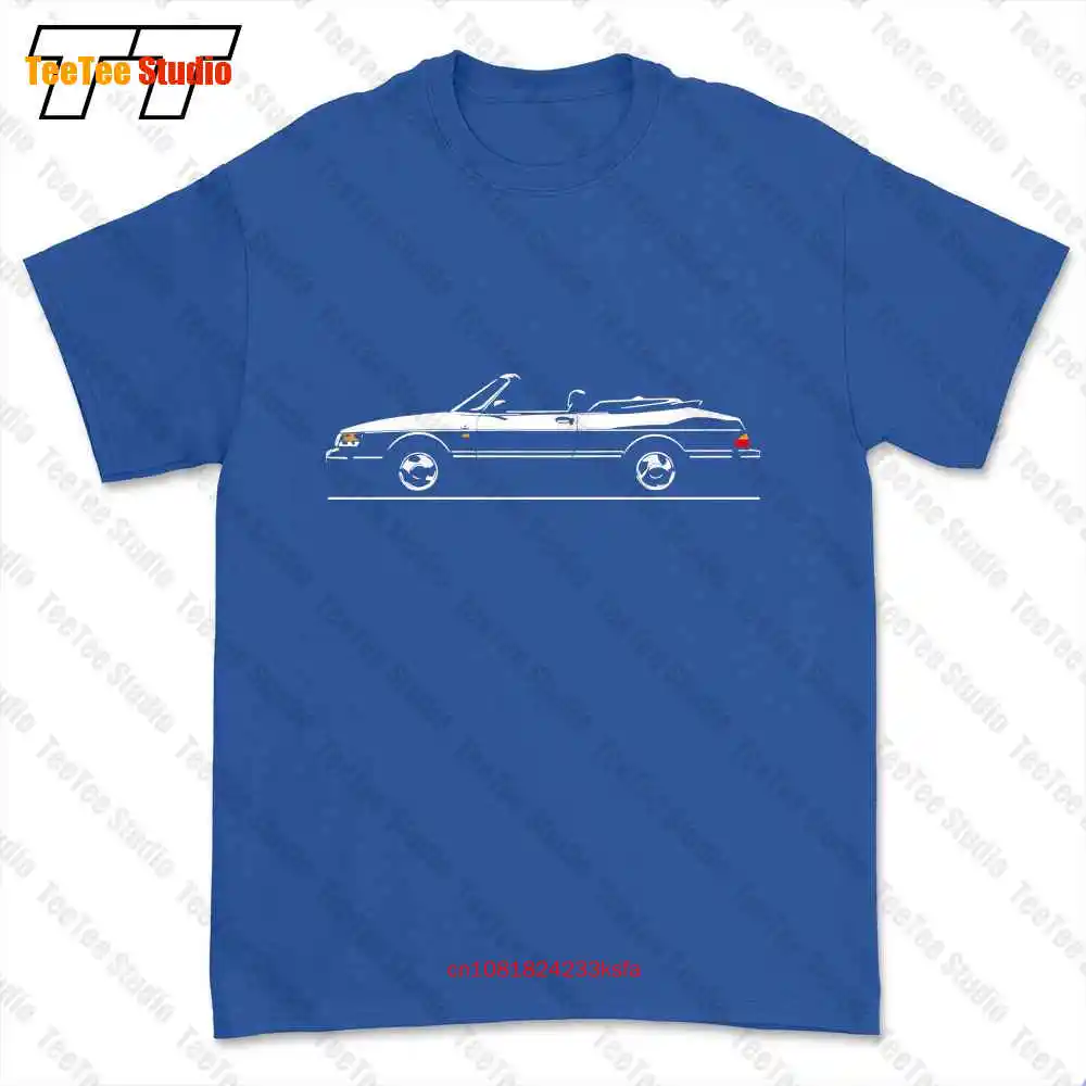 Saab 900 Cabrio Fans Cabriolet Turbo Convertible T-shirt Tee WO9Q