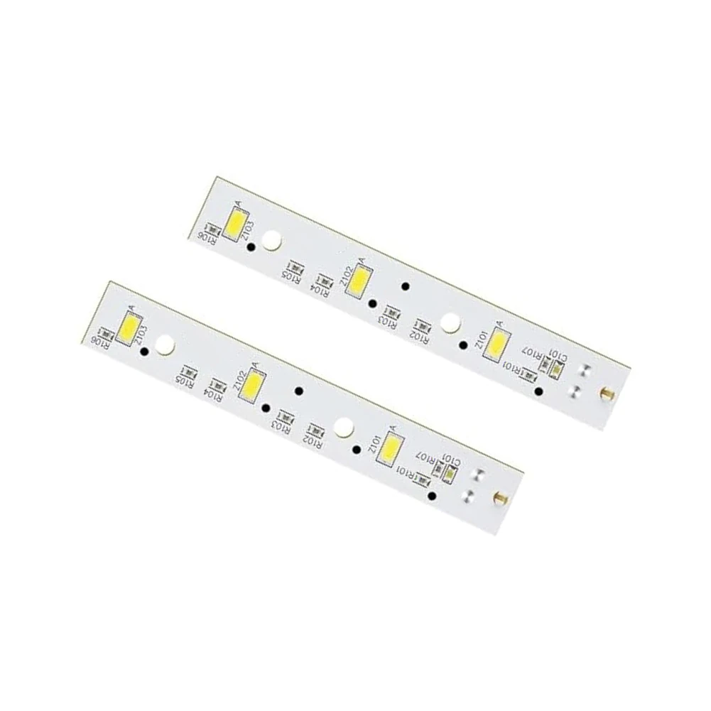 LED Light Strip Set WR55X26671 Two Units for GE Refrigerator Models Compatible with PS11767930 AP6035586 EAP11767930