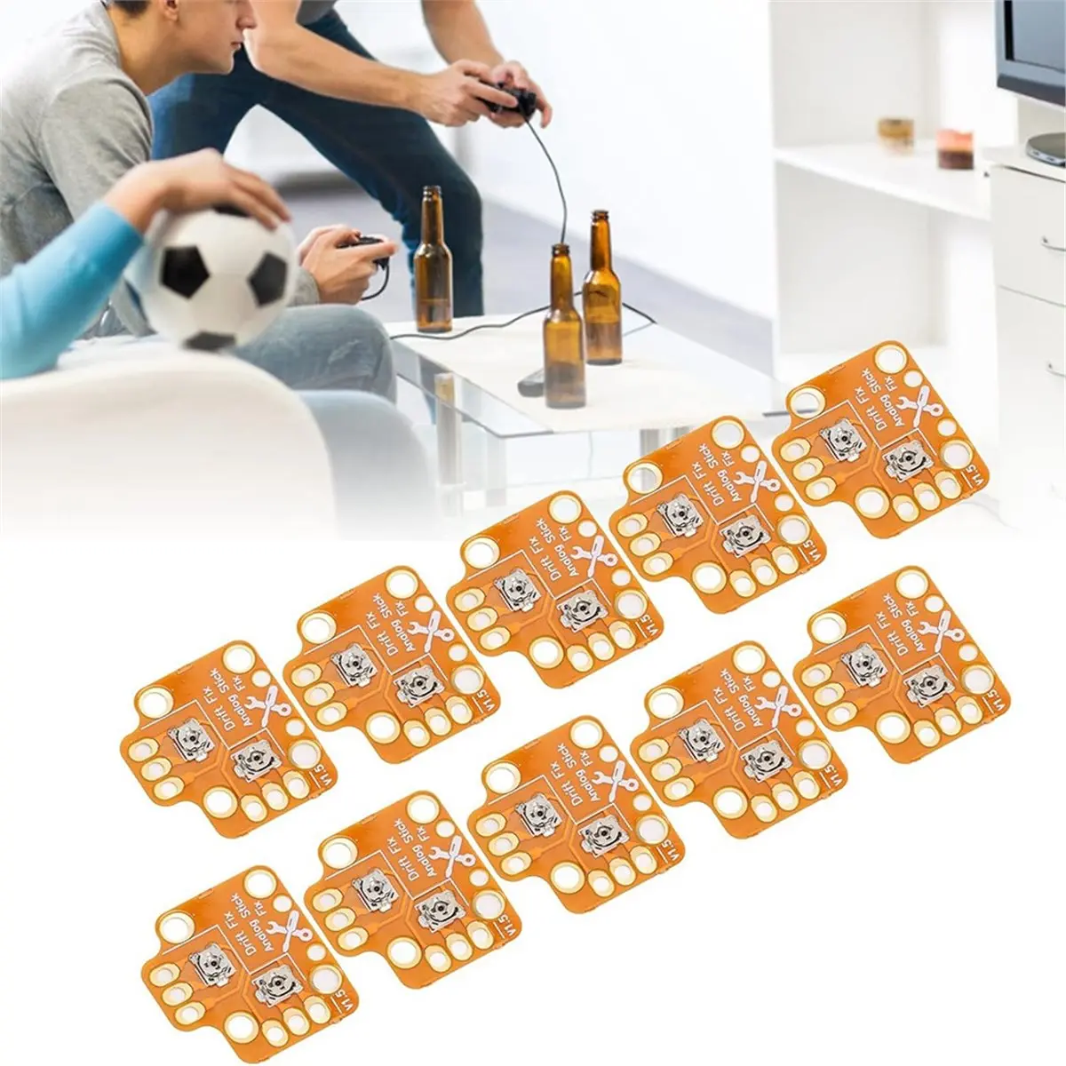 A86G NEW 10pcs Universal Gamepad Joystick Drift Repair Board for /4Controller, Enhanced Gaming