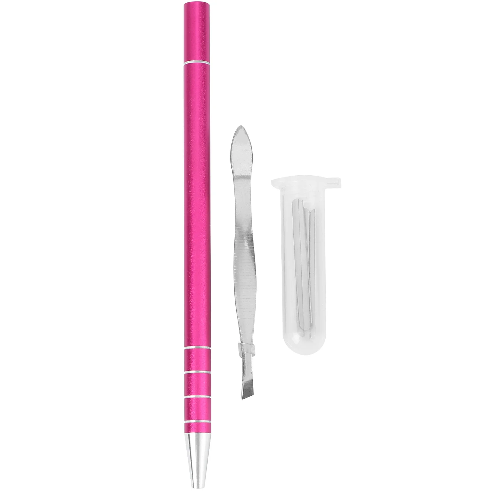 1 مجموعة تصفيف الشعر محفورة مجموعة أقلام 10 شفرات الملقط لتشكيل الحاجب اللحية التشذيب الوشم نحت الشعر أدوات الصالون ماكياج