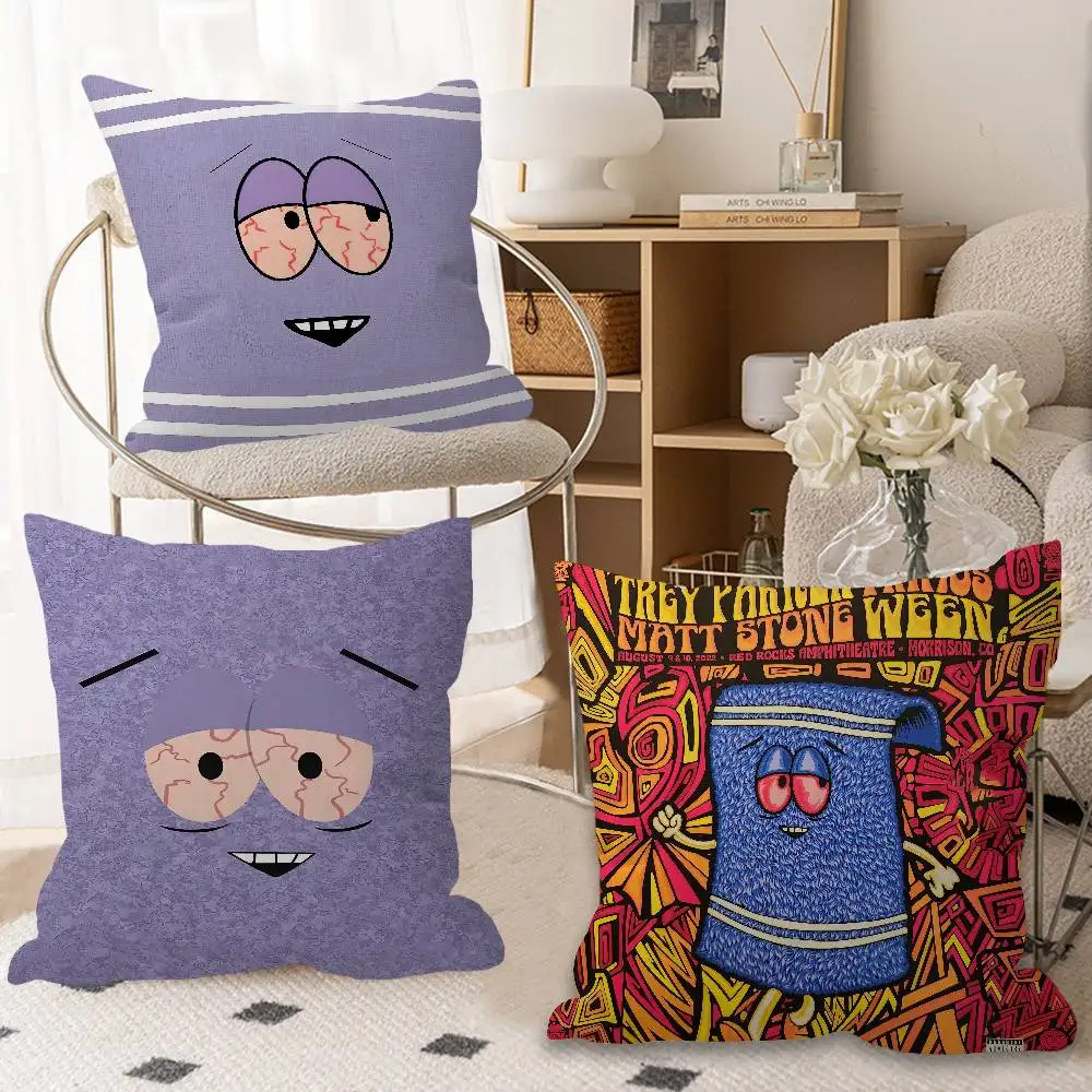 South Cartoon Park Towelie Kissenbezug, Kissenhülle, Polsterung, Sofa, Dekokissen, Heimdekoration, Kissenbezug
