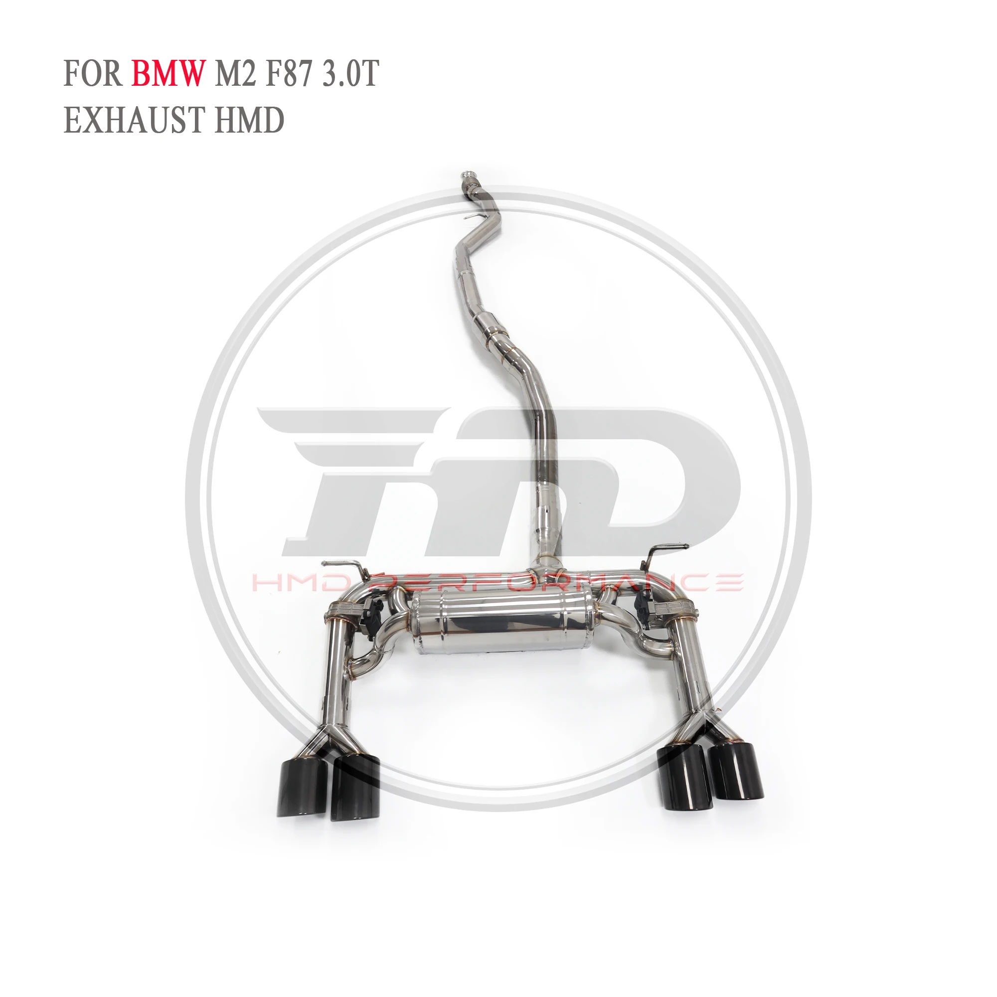 

HMD Exhaust System Performance Catback For BMW M2 F87 3.0T Stainless Steel Muffler With Valve