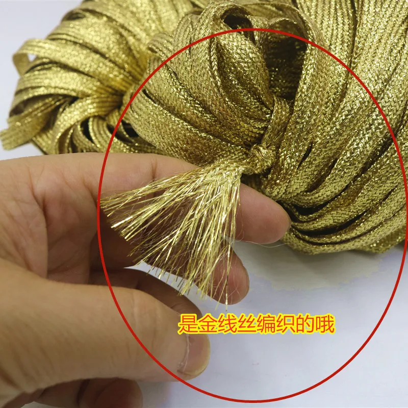 20Meters Gold Lace Trim Ribbon Curve Lace Fabric Sewing Centipede Braided Lace Wedding Craft DIY Clothes Accessories Decoration