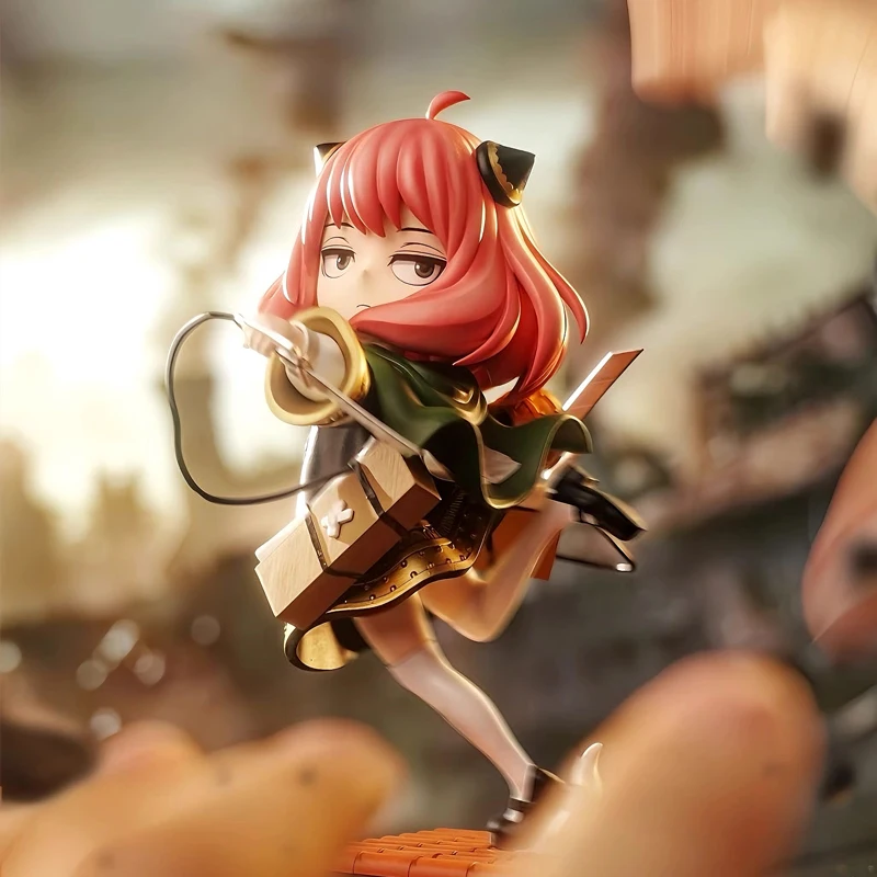 Spy X Family Anya Cos Levi Anime Action Figure Cute Desktop Decoration Room Decor Holiday Gift Collection Item