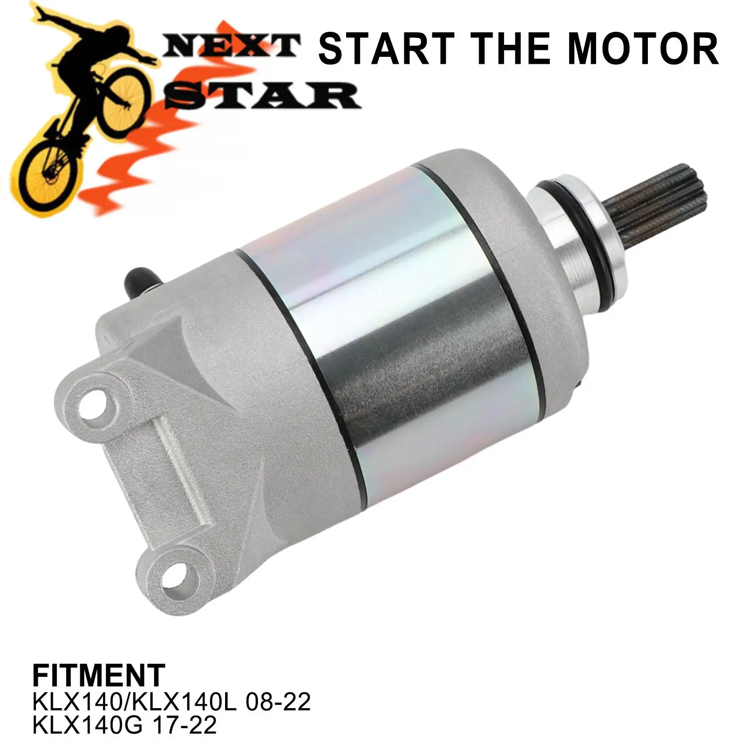 Moto Start Ignition Starter Engine Start For Kawasaki KLX140 KLX140L 2008-2022 KLX140G 2017-2022 Motorcycle Dirt Bike Accessory