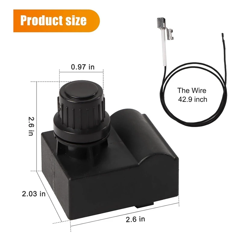 Ignition Kit For Charbroil Gas Grills, 4 Outlet Ignitor Module Replacement With Wires And 2 Push Buttons For Charbroil