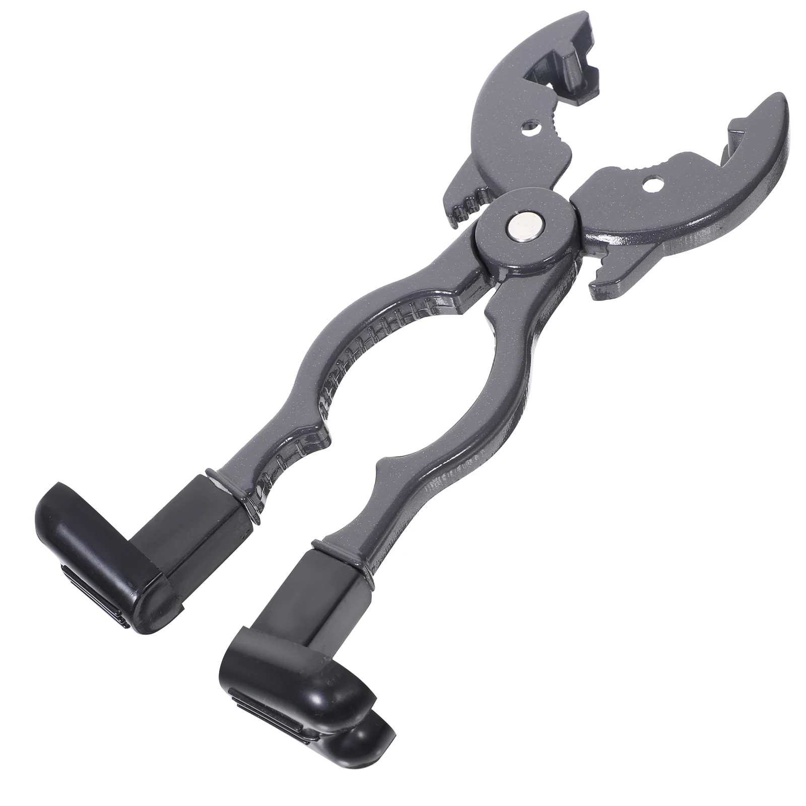 

Aluminum Alloy Multifunctional Wrench Gas Tank Valves Black Non Handle Bottle Opener Home Outdoor Tool Spanner Compact