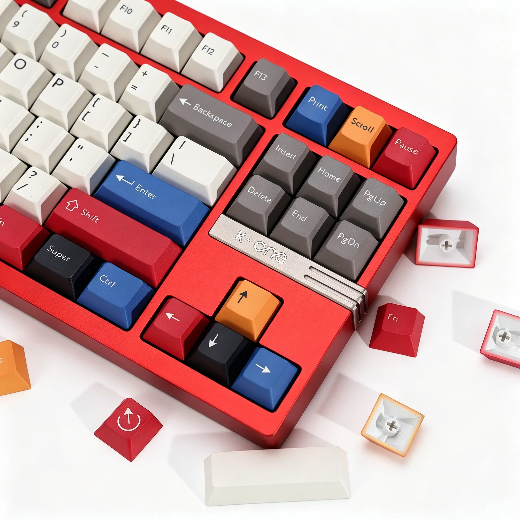 

KBDiy Retro 100 Keycap 143 Keys Cherry Profile Alice PBT Keycap Custom For MX Magnetic Switch DIY Gaming Mechanical Keyboard KIT