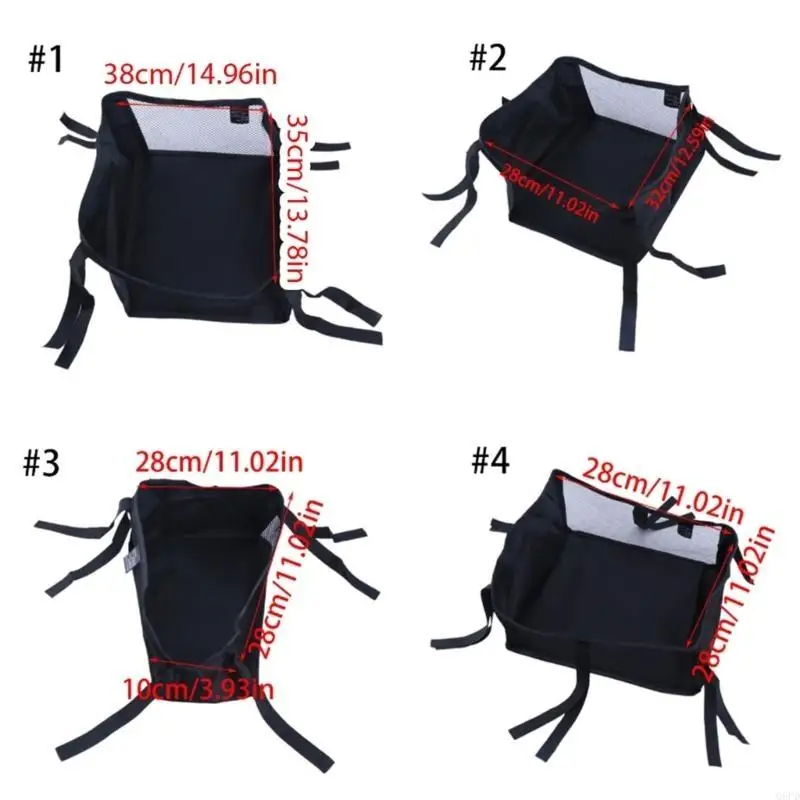 Borsa portatile per passeggino in tessuto Oxford. Cestino portaoggetti inferiore per neonati