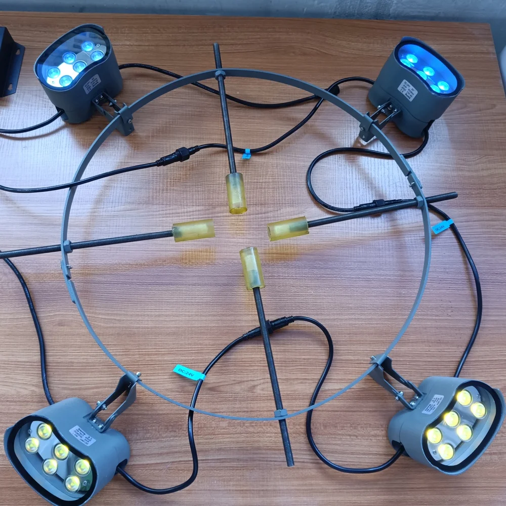 

40W DMX512 Adjustable 24V LED Palm Ring Lamp IP66 Outdoor Waterproof Garden Landscape Tree Light