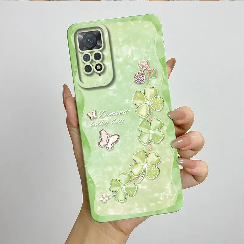 For Xiaomi Redmi Note 11 Pro 4G 5G Case Pretty Flowers Soft Silicone Phone Case For Redmi Note 11E Pro 11Pro Cover Housing 6.67