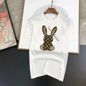 T-shirt kadın kısa kollu Harajuku, gömlek kadın, gömlek kadın, karikatür, rahat, baskılı, artı boyutu moda, Y2K, lüks bir işareti 8 kadın giyiminin ana satış markası, lüks-6 numara