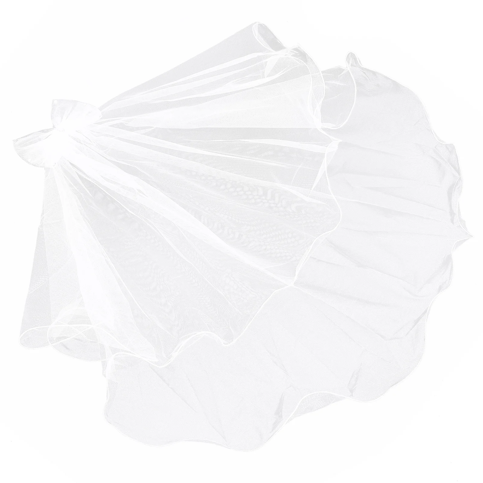 

Children Wedding Soft Comfortable Bridal Veil For Kids Eye-Catching Hair Accessories Decorative Veil Wedding Decor