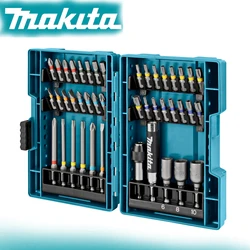 Makita-Juego de brocas para destornillador eléctrico, accesorios para herramientas eléctricas, B-55697, Cruz fuerte colorida, tipo flor, enchufe hexagonal, 43 piezas