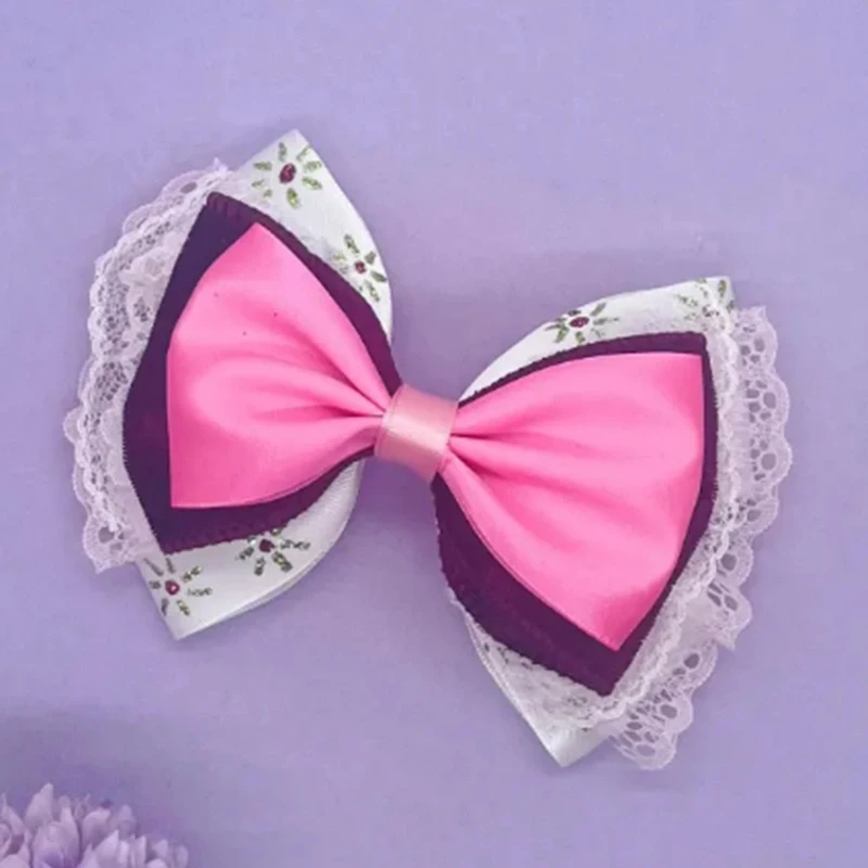 2Pcs Cute Rapunzel Hair Accessories for Girls Chameleon Sunflower Ears Clip Women Tangled Head Bands Kids Sequins Bow Headwear - view 5