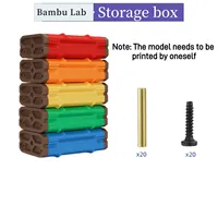 Bambu Lab 3D printing DIY Creative Model Multi functional storage box shuffler cards Wireless Mouse DIY Gifts 3D Printer Parts