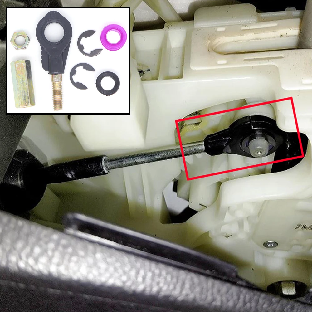 Gear Shift Cable Eyelet Bushing Shifter Lever Selector End Rod Fix Adapter For Pathfinde Rogue Sentra Xterra Juke March Maxima
