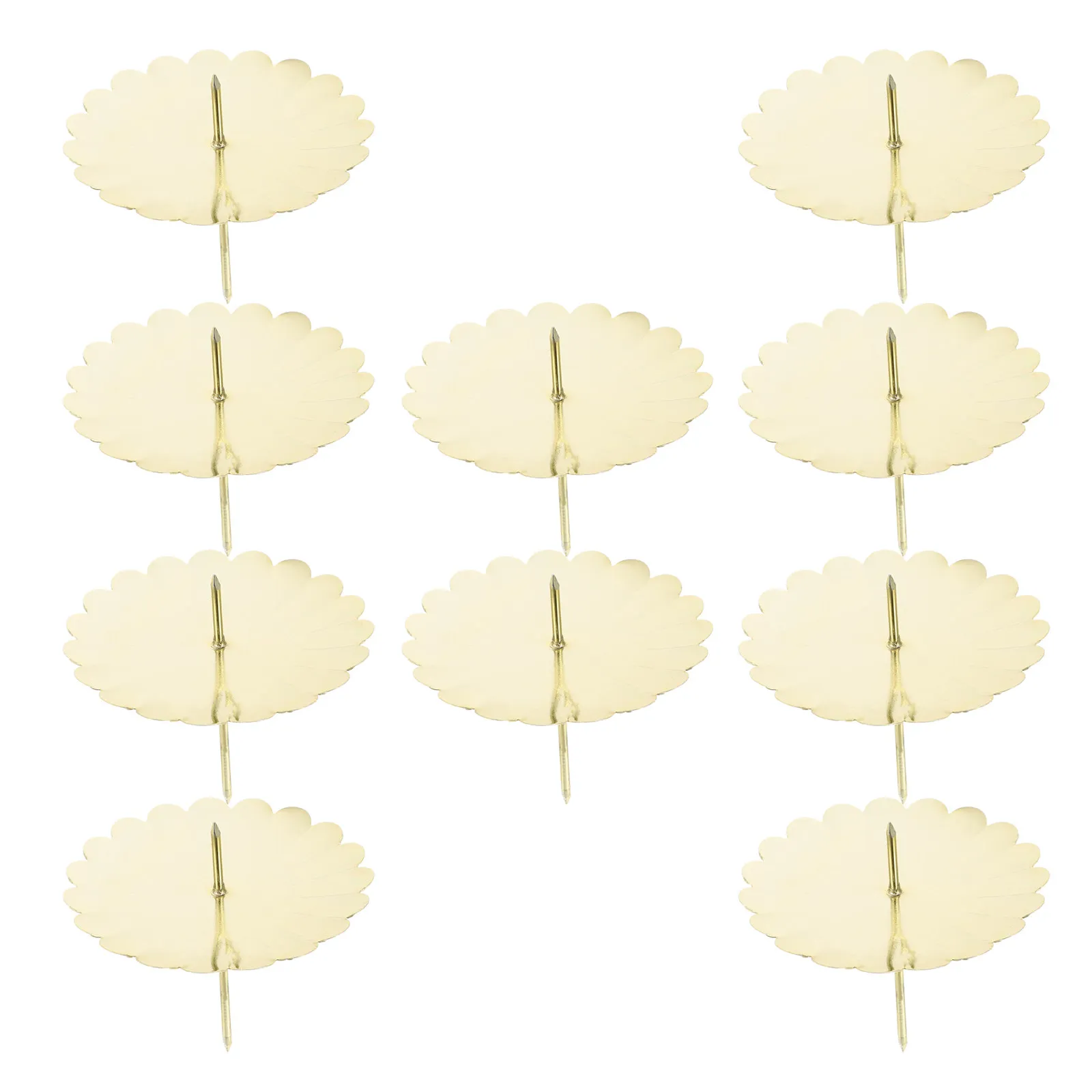 10Pcs Lotus Shape Candleholder Iron Craft Retro Chic Stand for Xmas Party Decor Desktop Mantelpiece Restaurant Home