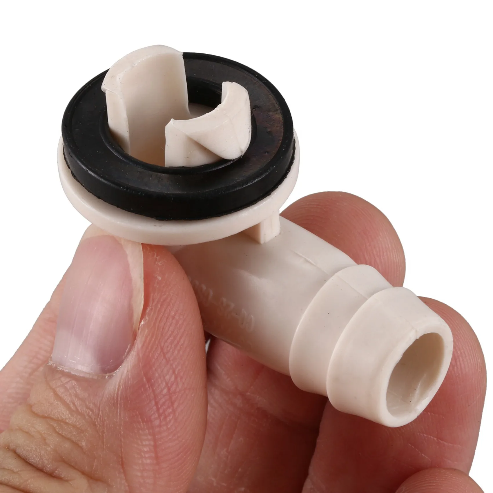 2X Air Conditioner Ac Drain Hose Connector Elbow Fitting For Mini-Split Units And Window Ac Unit 3/5 Inch(15Mm)-Y48A