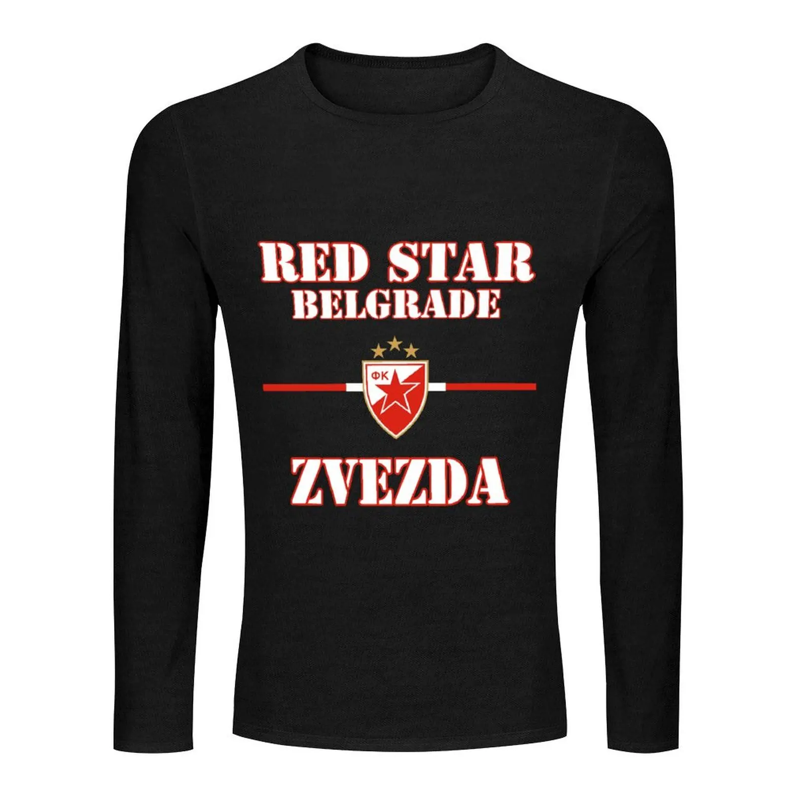 Crvena Zvezda FK Long T-Shirt boys t shirts funny t shirt men clothes