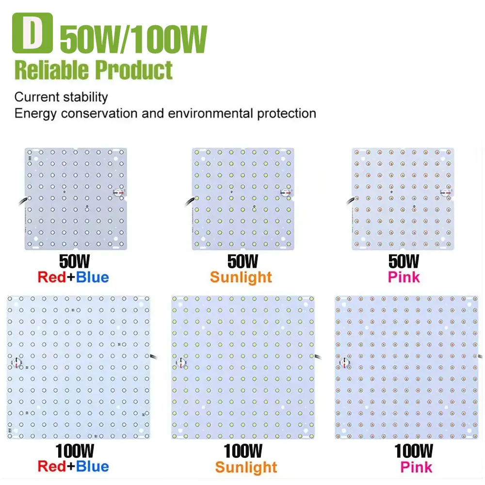 

Комплект из 2-х светодиодных ламп Quantum Board 200 Вт для выращивания растений, полный спектр, для теплиц, гроубоксов и комнатных цветов
