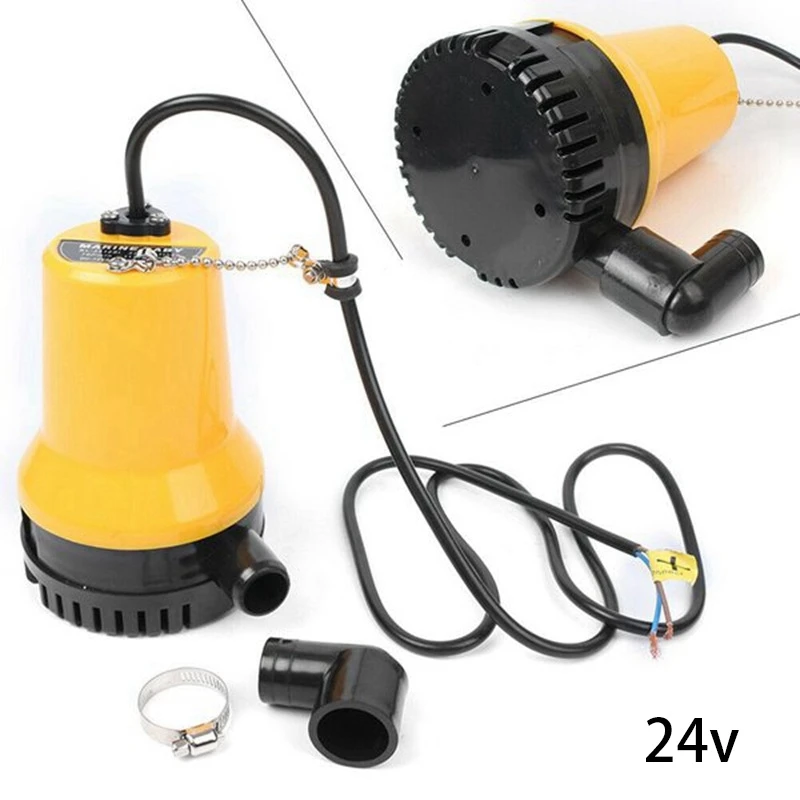 60W 4500L/H 5M DC 24V Solar Water Pump Brushless Motor Water Circulation Submersible Pump Irrigation Fountain Fish Pond