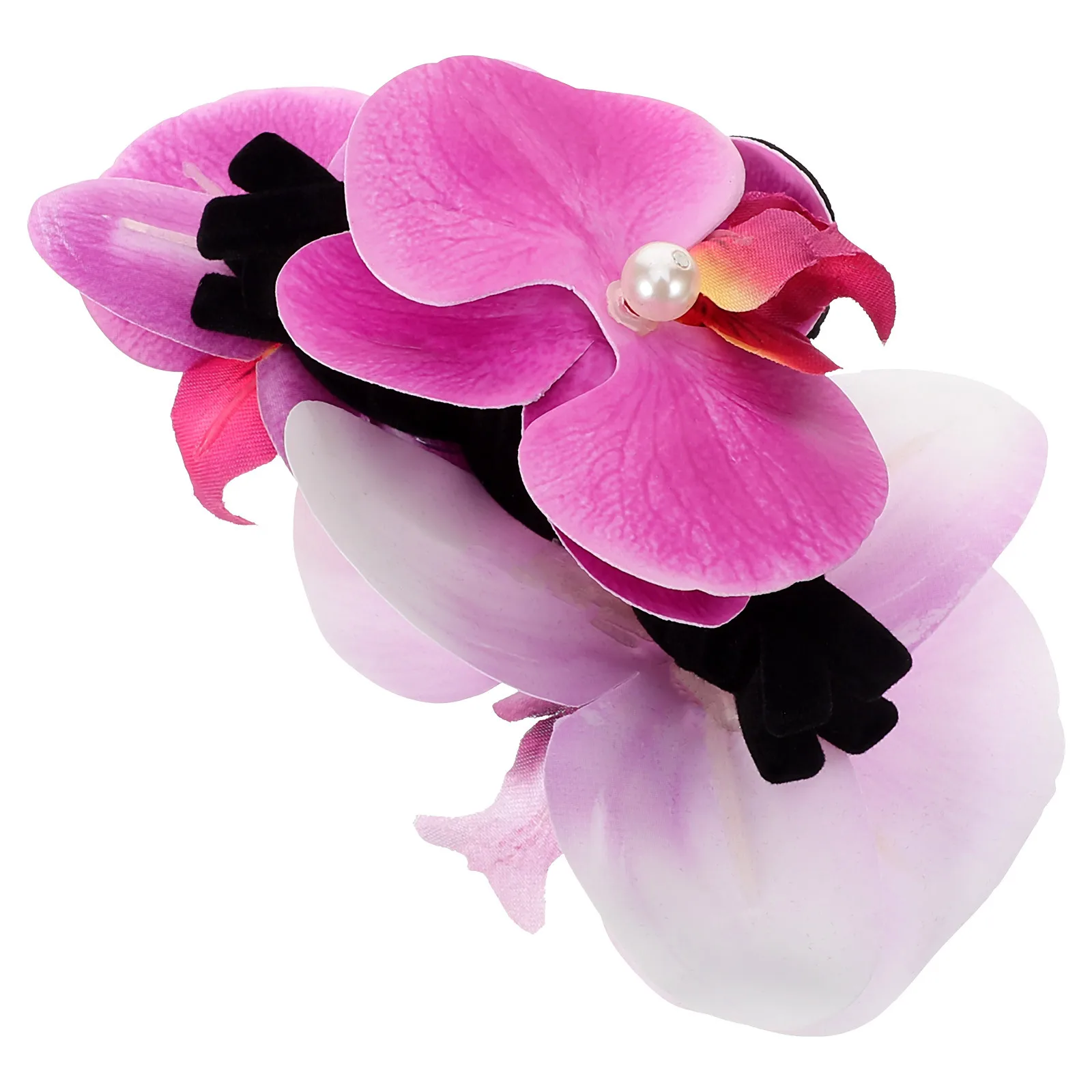 Clips de garra de flores, accesorios florales para el cabello con perlas, pasadores de joyería para el cabello elegantes y ligeros para mujer, fecha de uso diario