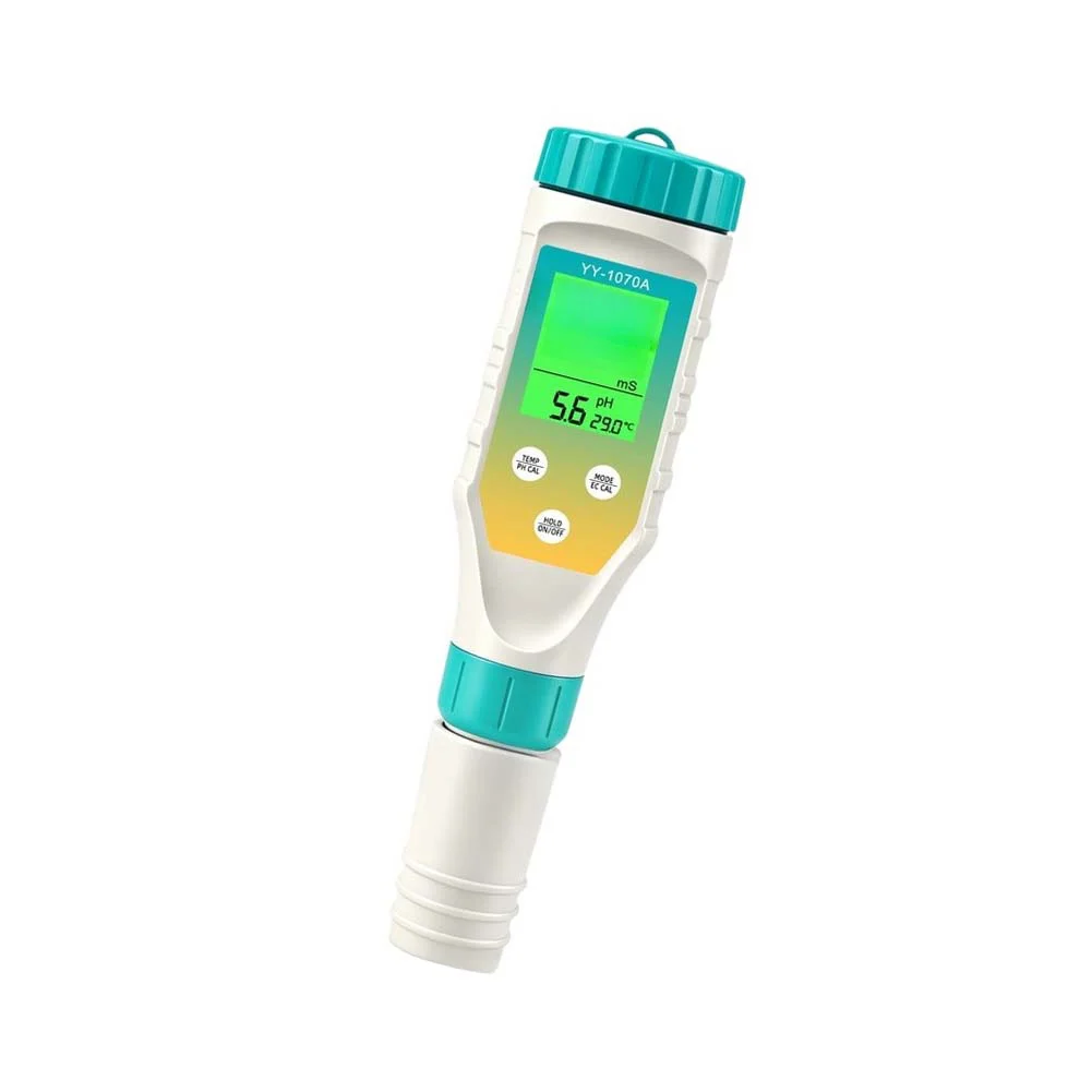 Water Testing Pen Featuring pH Conductivity ORP Salinity and Temperature for Pool Water Management and Aquariums