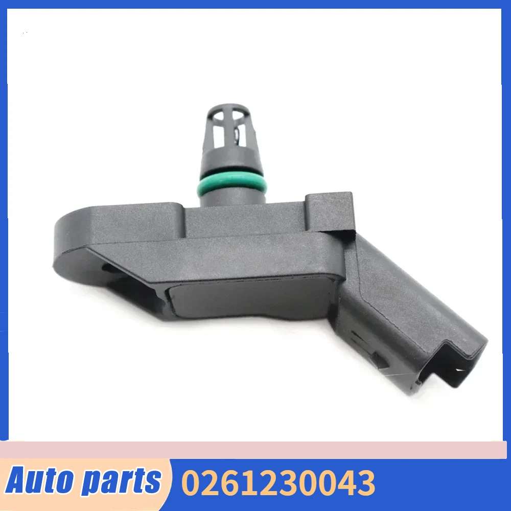 NEW Manifold Absolute Boost Air Pressure MAP Sensor 0261230043 For PEUGEOT 1007 106 206 207 306 307 407 BIPPER EXPERT PARTNER