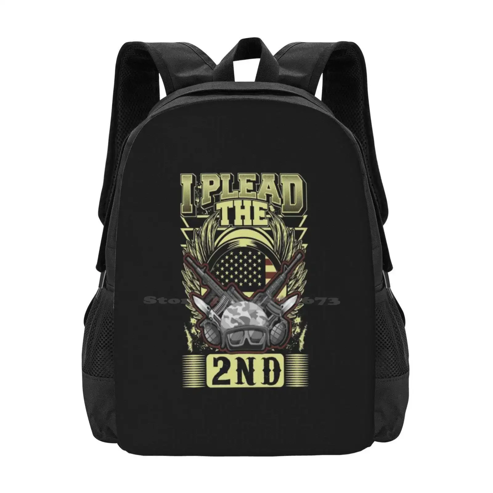 

I Plead The 2Nd Army Soldier Combat Gift Hot Sale Schoolbag Backpack Fashion Bags I Plead The 2Nd Skins I Plead The 2Nd Phone