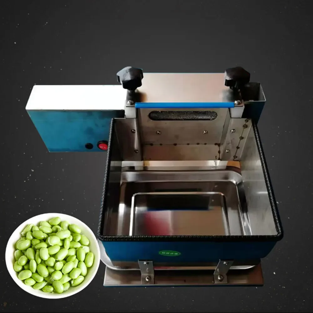 24/220V Edamame Peeling Machine Small Household Electric Green Bean Peeler Manual Fresh Pea Sheller Stainless Steel Peeler GT20S