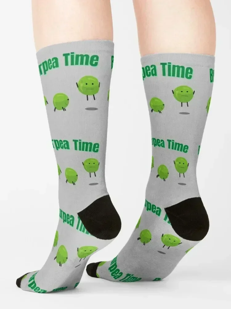 Burpea Time Funny Burpee Pun Design Socks kids fashionable Crossfit Christmas Women's Socks Men's