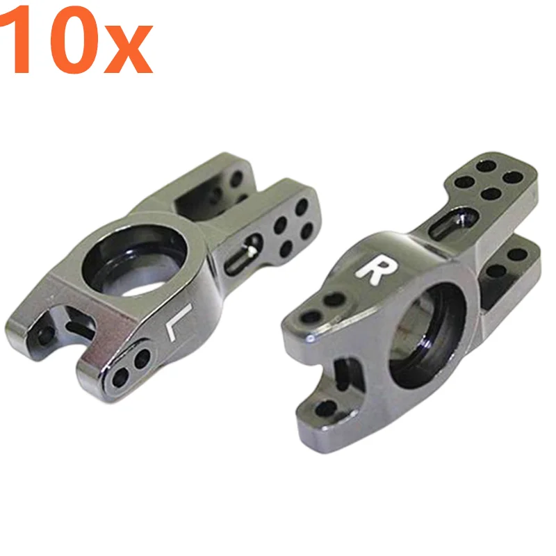 

10Pieces HOBAO Aluminium Alloy Upgrade Parts 8SC 89027 STAR/STAR EHSP Rear Hub Carrier For 1/8 Truck RC Remote Control Car CNC