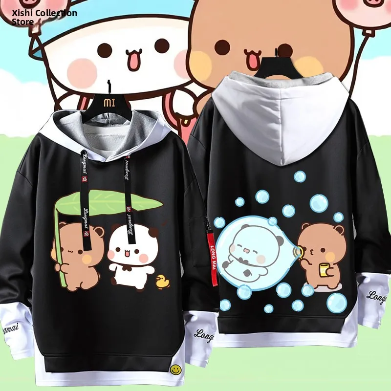 

ex Hoodie Sweatirt Cartoon Anime Collaborative Series Youth Autumn Winter Casual Wear Polyester Fabric Anti-Wrinkle