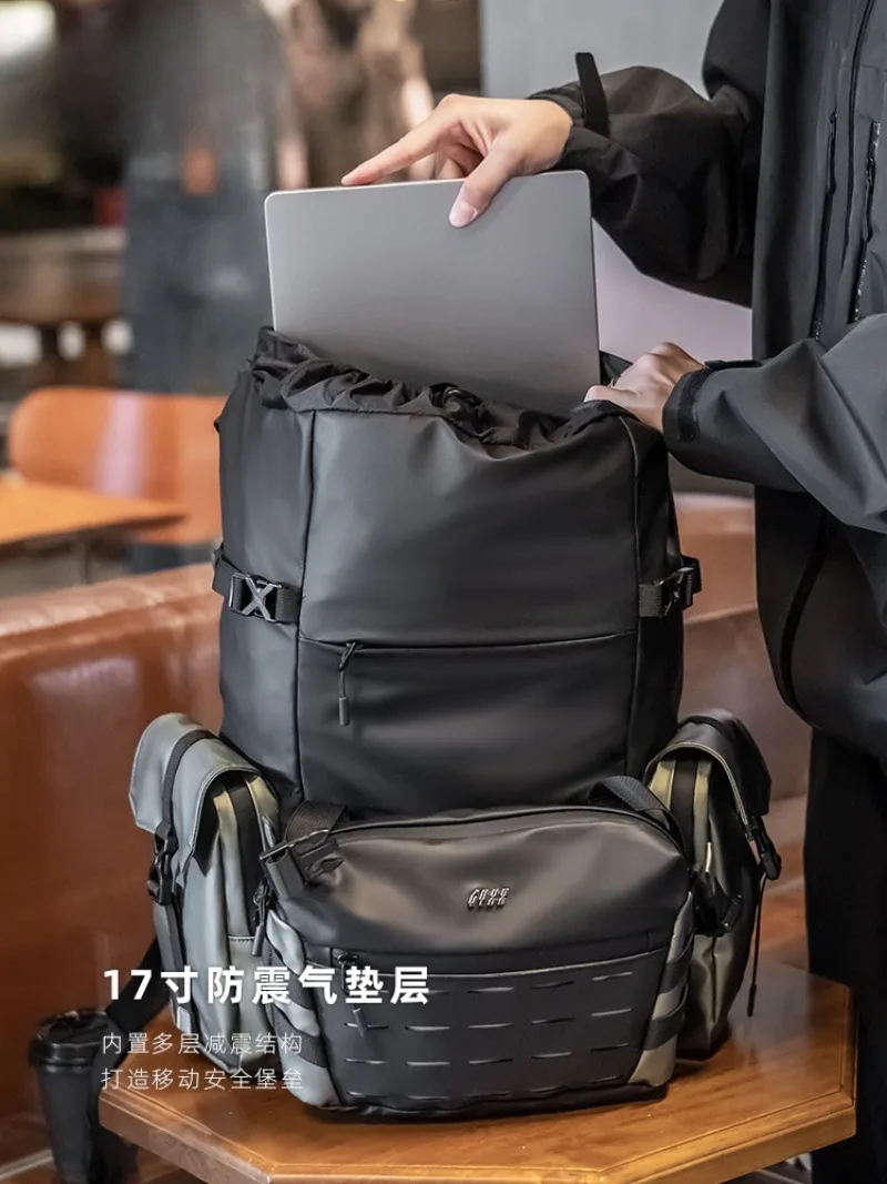 

Рюкзак «Свет и тень», планета Red Tide, мужской рюкзак, компьютер, функция путешествий, тактическая сумка для пригородных поездок