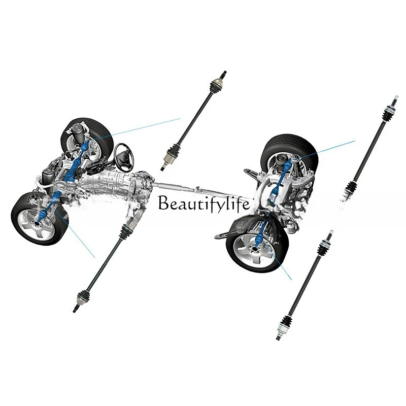 Half shaft assembly, rear drive shaft assembly 8R0501203C