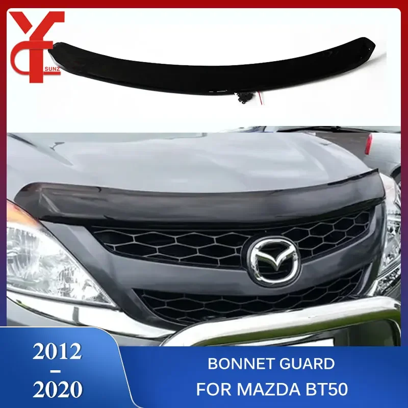 

Acrylic Front Bonnet Guard For mazda bt50 2012 2013 2014 2015 2016 2017 2018 2019 2020 Scoops Hoods Accessories