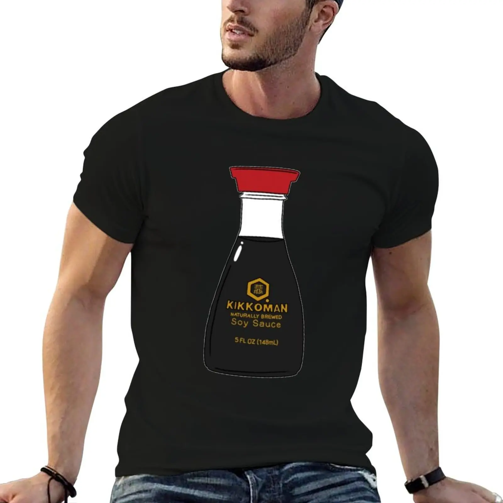 

Soy Sauce kikkoman T-Shirt man t shirt luxury anime t shirts oversize printed t shirts for man T-Shirt