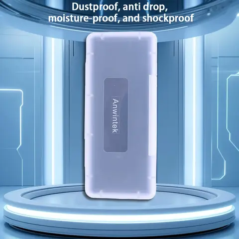 6-i-1 genomskinlig SD-korthållare EVA-skum antistatisk plastminneskortsskyddslåda bärbar förvaringslåda för 6 SD-kort 10 best sales micro sd-fodral - №4