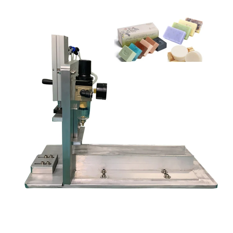 

Manual Bar Scale Soap Making Machine Cheap Small Mini Toilet Soap Stamping Cutting Machine