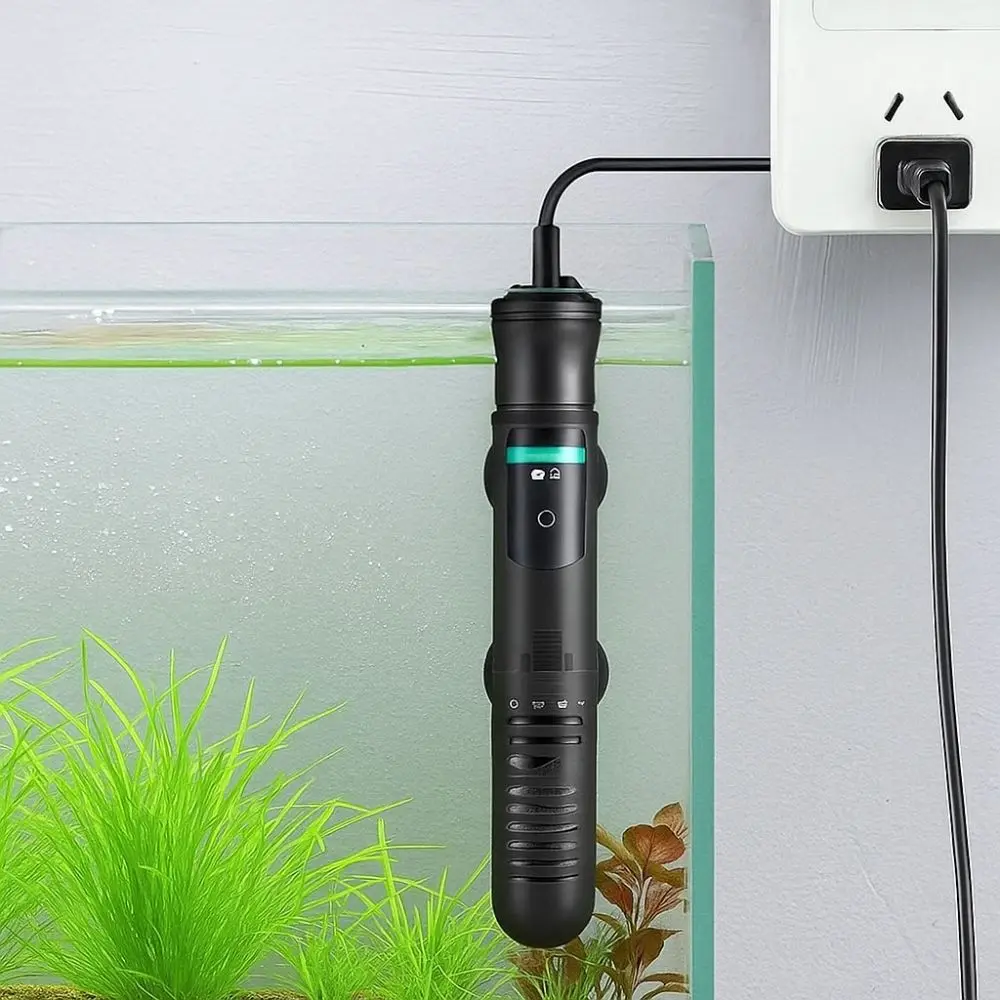 

Quartz Glass Aquarium Submersible Heater Automatic Power Off 25W-300W Aquarium Thermostat Adjustable Temperature Control 22-34°C