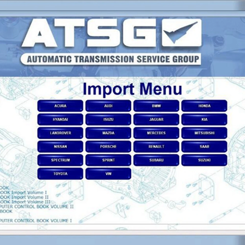 ATSG 2012 Automatic Transmission Maintenance Group Repair Information Car Repair Software Unit Failure Detection