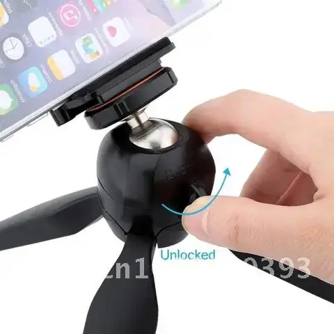 

Stable Mini Tabletop Tripod Removable Ball Head for Phone Camera DSLR/ Mirrorless Cameras DV LED Video Light Smartphone