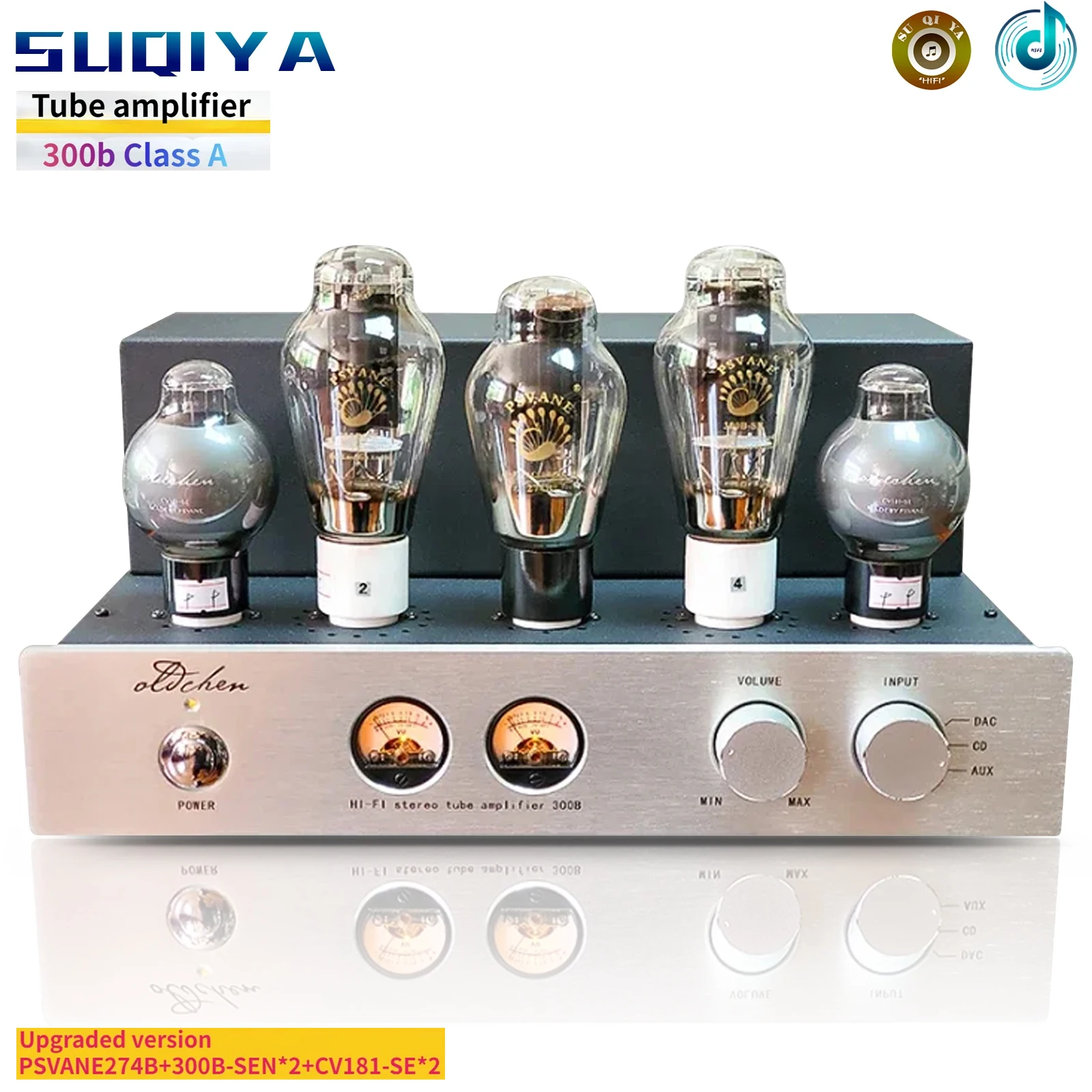 

300B Tube Amplifier Audio Home Theater Audio System Tube HIFI Tube Sound Expansion with 274B and CVS181-SESpeaker