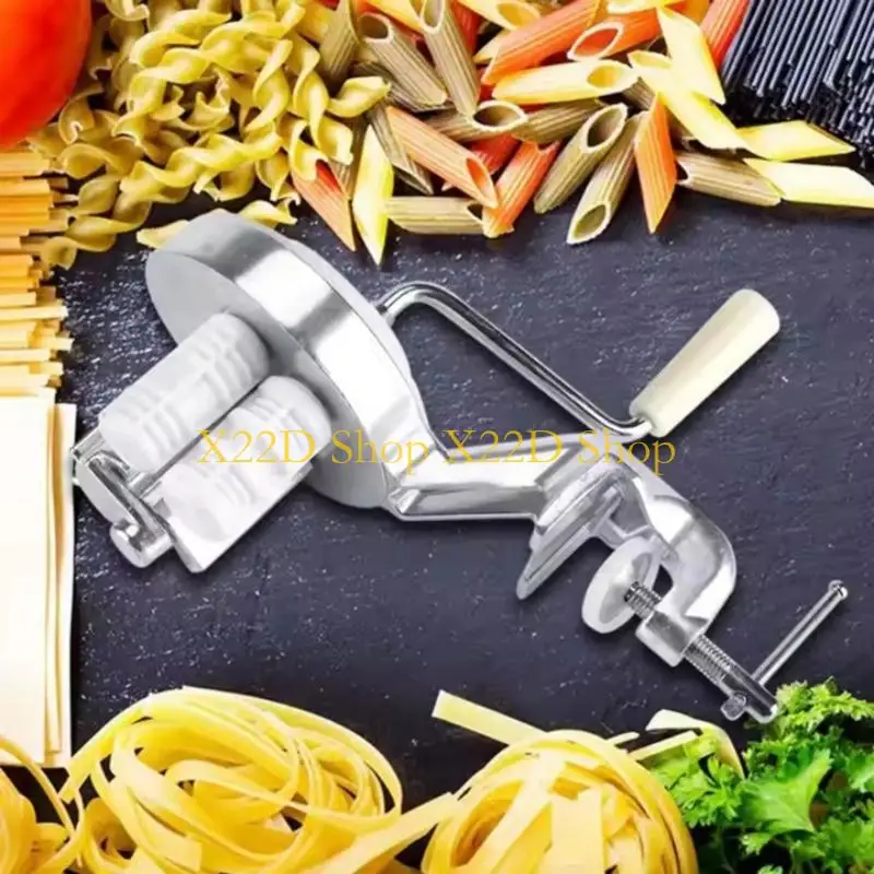 X22D Aluminum Pastas Press Hand Operated Noodles Maker Delicate Design Pastas Press Tool For Kitchen Camping Use