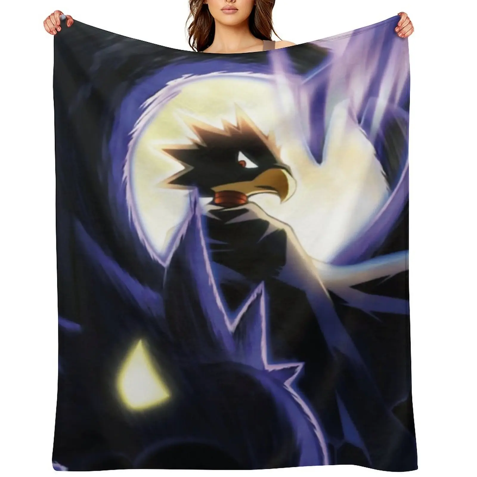 

tokoyami fumikage Throw Blanket for winter Travel Thermals For Travel Bed covers Blankets