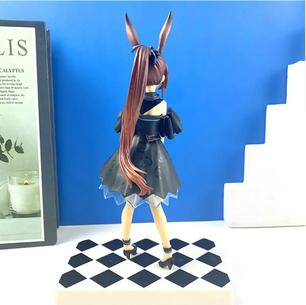 Arknights Amiya Anime Figure  Small Dress Figure 20CM Desktop Case Decoration Hobbies Collecting Toy Kids Boy Birthday Xmas Gift