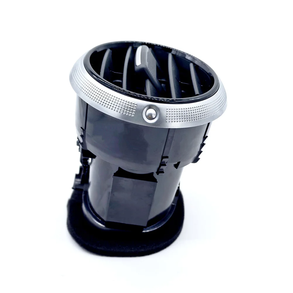 Car Interior Upgrade 8P Air Vent Car Accessories Automotive Dashboard Accessories Vehicle Upgrade Black Chrome