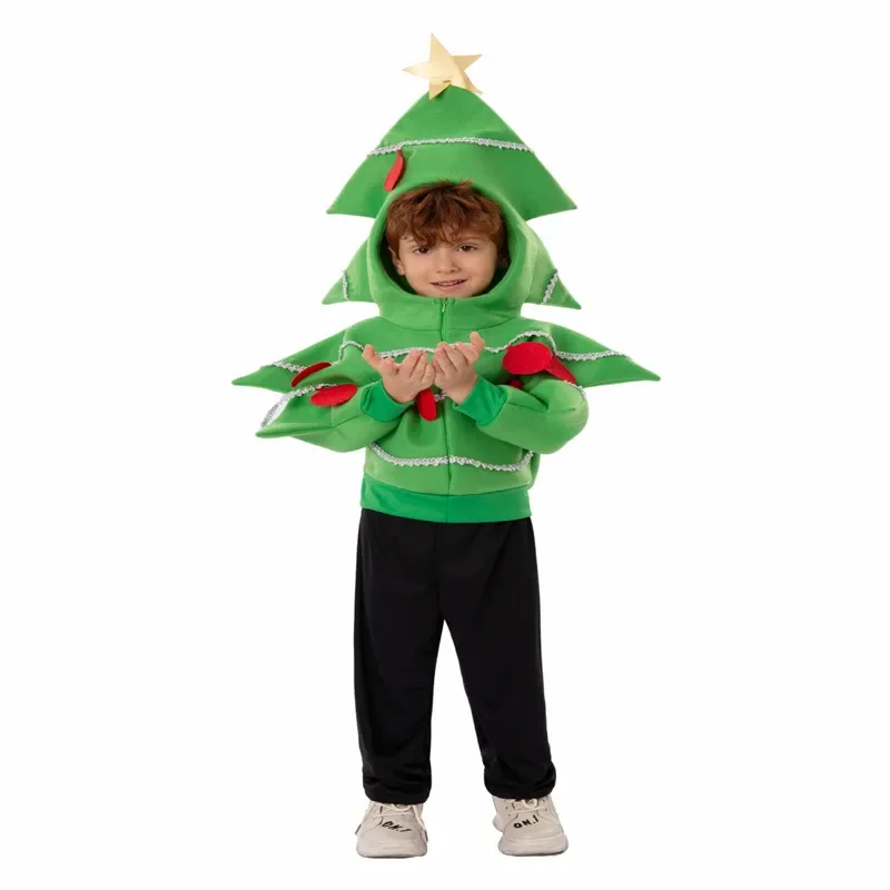 Novità Nuova confezione regalo di Natale Costumi cosplay Divertenti simpatici oggetti di scena natalizi Festa Spettacolo teatrale Abbigliamento Regali di Natale per bambini