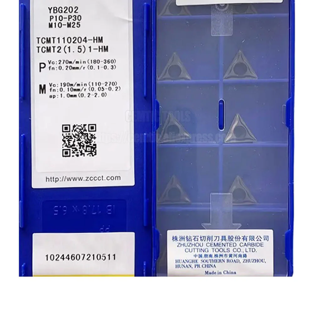 ZCC TCMT 110204   Вставки для токарных инструментов с ЧПУ HM YBG202 YBM251 TCMT 110204 -HM YBC251 YBD102 YBD152 YBC152 YBC151 YBC351 YBC252